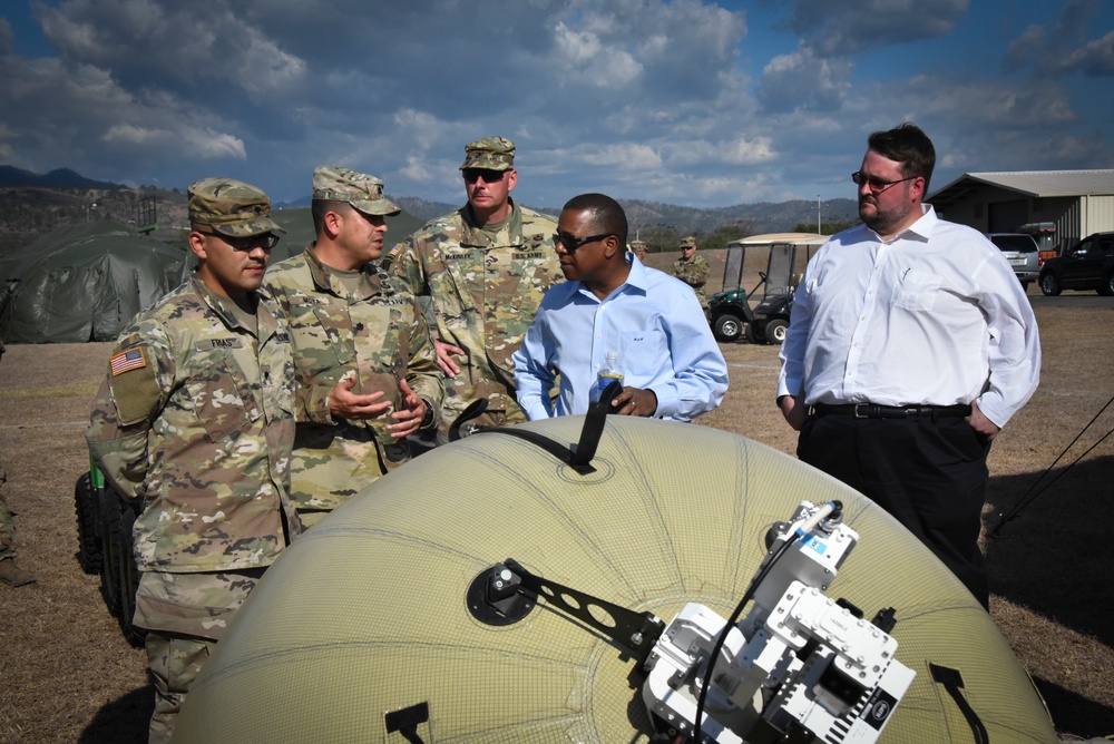 Chargé d'Affaires Brian A. Nichols Visits Joint Task Force-Bravo