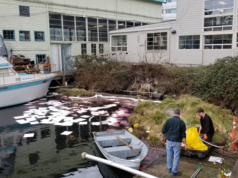 Sector Puget Sound responds to diesel spill