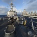 USS Mustin Relenishment-at-Sea with USNS Rappahannock