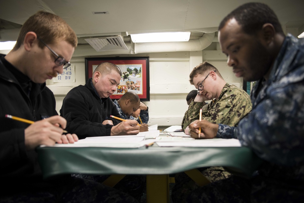 USS Green Bay (LPD 20) First Class Exam
