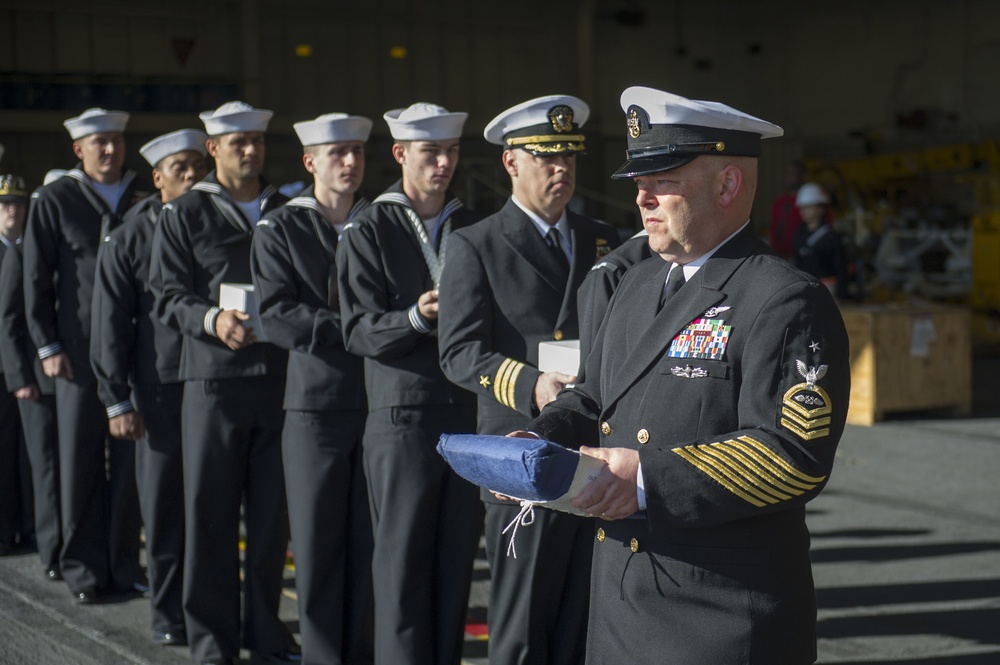 USS America Sailor participates in burial-at-sea