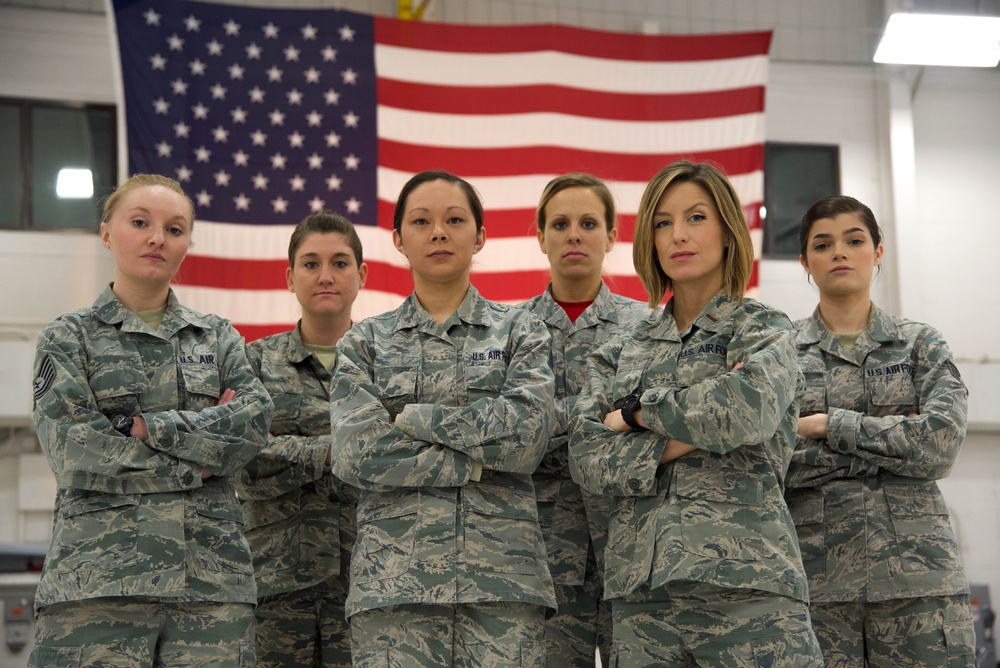 Women of the 174th Attack Wing