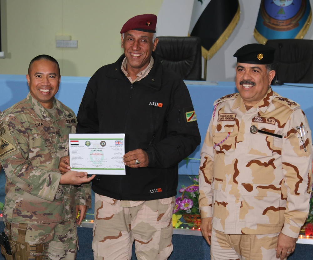 139th RSG Iraqi Security Forces Engineer School Commander Key Leader Engagement