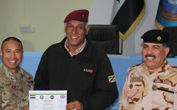 139th RSG Iraqi Security Forces Engineer School Commander Key Leader Engagement