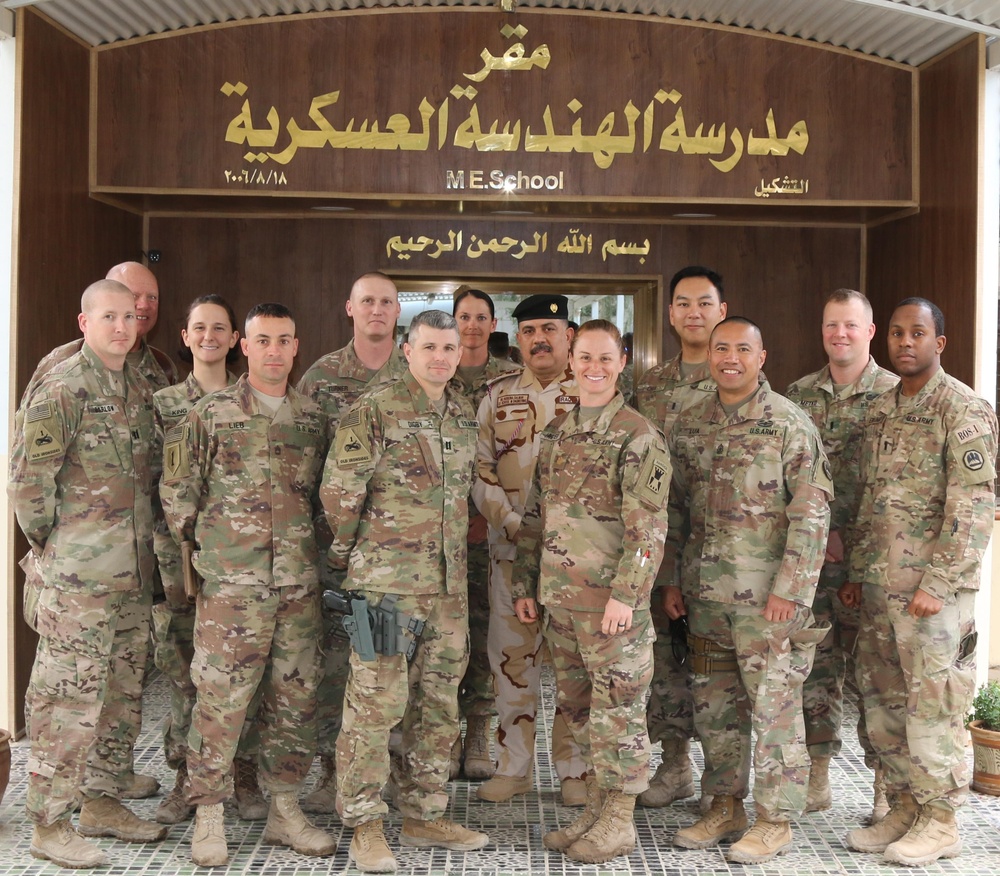 139th RSG Iraqi Security Forces Engineer School Commander Key Leader Engagement