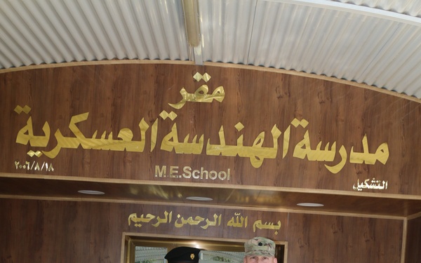 139th RSG Iraqi Security Forces Engineer School Commander Key Leader Engagement
