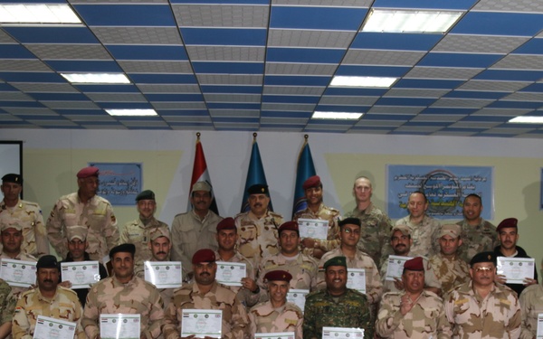 139th RSG Iraqi Security Forces Engineer School Commander Key Leader Engagement