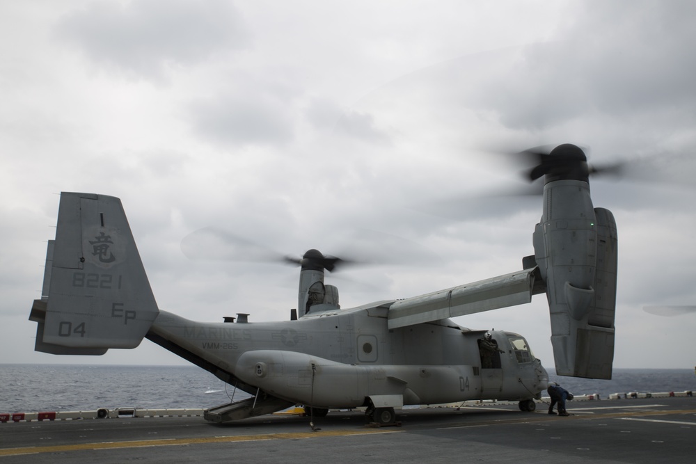 DVIDS - Images - 31st MEU CO, XO, board USS Wasp [Image 1 of 3]