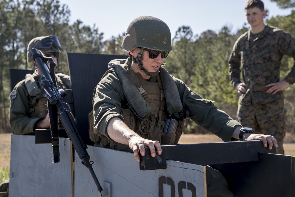 U.S. Marines With HMLA-269 Participate In Aircraft Egress Training