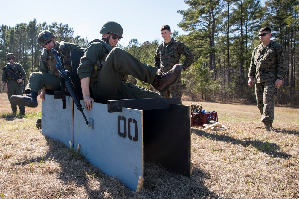 U.S. Marines With HMLA-269 Participate In Aircraft Egress Training