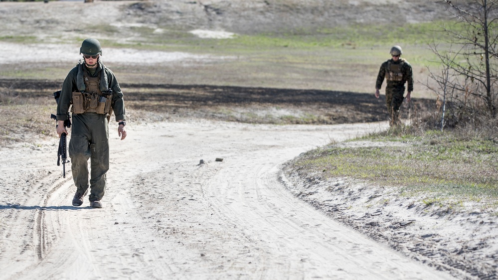 U.S. Marines With HMLA-269 Participate In Aircraft Egress Training