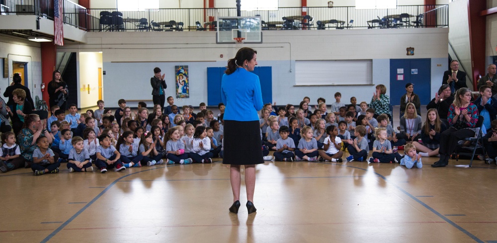 2nd Marine Aircraft Wing Band performs at Annunciation Catholic School