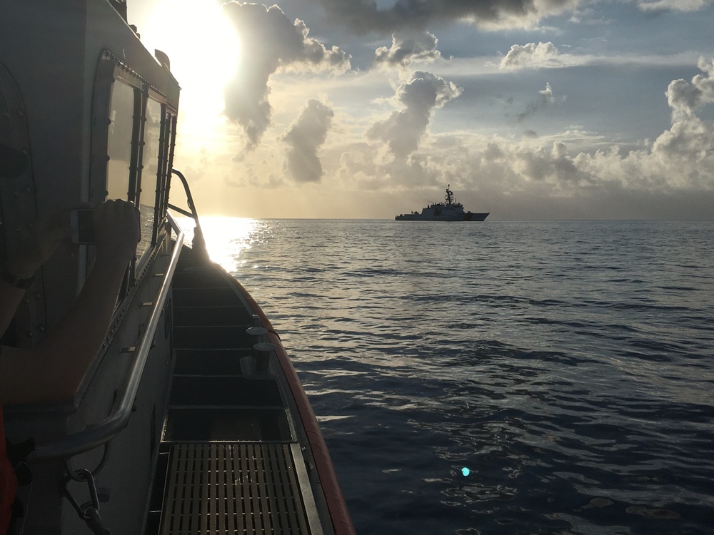 Coast Guard Assets Rendezvous off Florida Coast