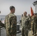 Fox Company Staff Noncommissioned Officer Reenlists at Sea