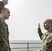 Fox Company Staff Noncommissioned Officer Reenlists at Sea