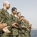Fox Company Staff Noncommissioned Officer Reenlists at Sea