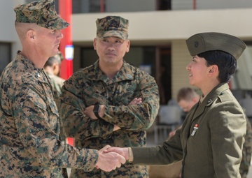 First female Marine students arrive at SOI-W