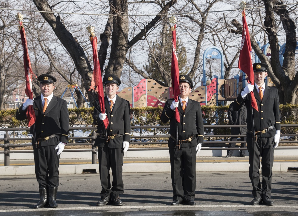 Flags on the street