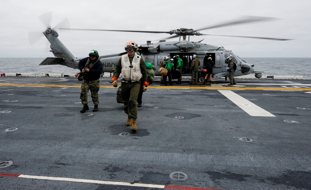The Wasp Expeditionary Strike Group is conducting a regional patrol meant to strengthen regional alliances, provide rapid-response capability, and advance the Up-Gunned ESG concept.