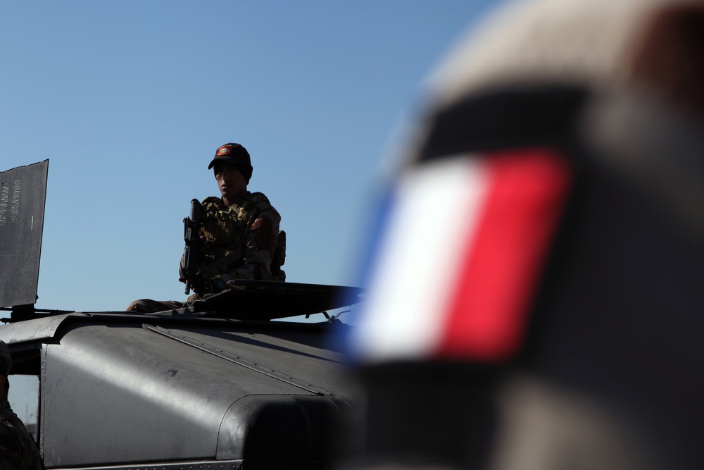 French coalition forces train the Iraqi Special Operation Force
