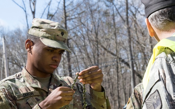 NY Military Force members conduct chainsaw training at Camp Smith