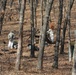 Cold-Weather Operations Course Class 18-05 students build improvised shelters at Fort McCoy