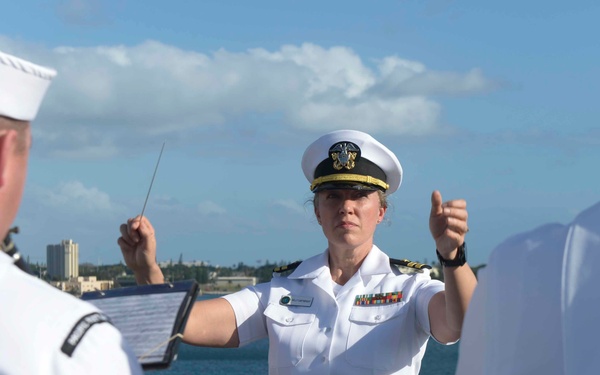 USNS Mercy (T-AH 19) Departs Hawaii
