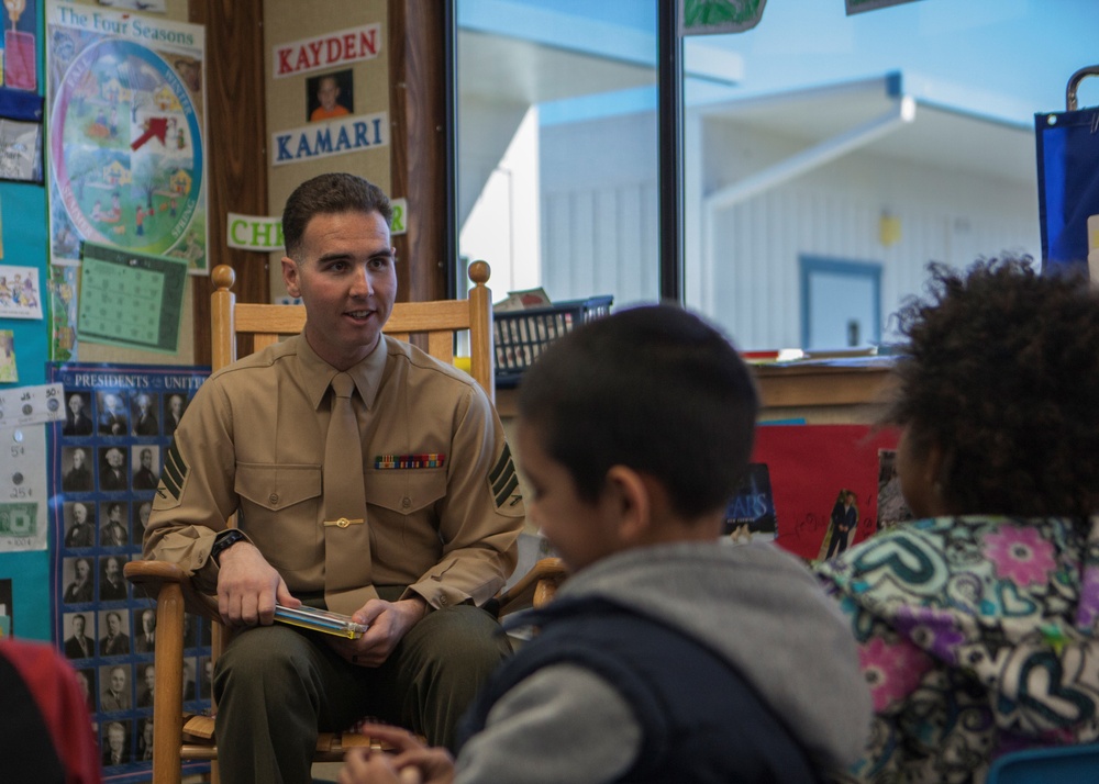 Marines celebrate RAA with children