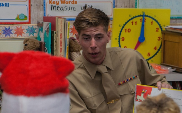 Marines celebrate RAA with children