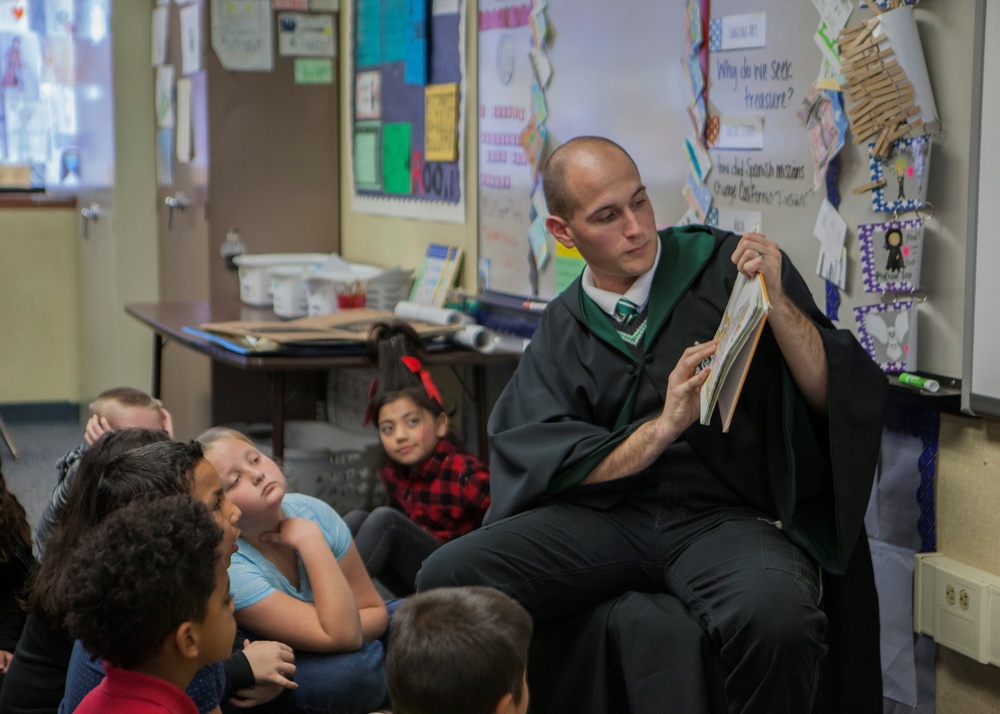 Marines celebrate RAA with children