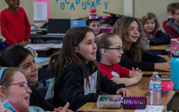 Marines celebrate RAA with children