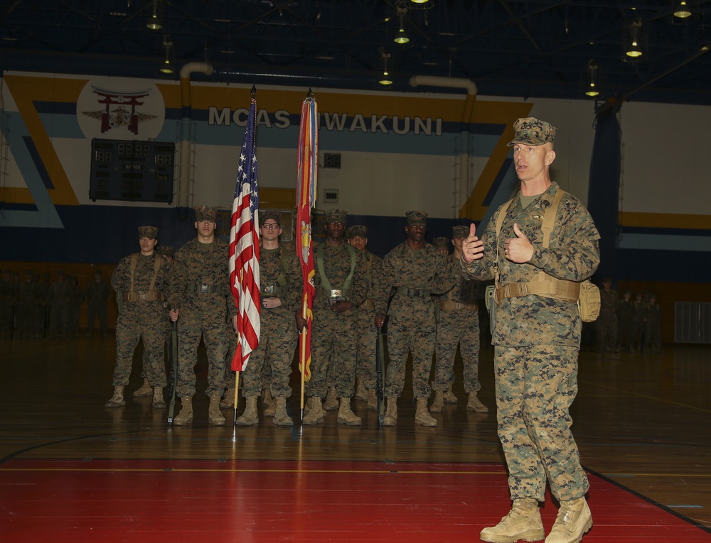 Sgt. Maj. Ortega bids MAG-12 farewell, Sgt. Maj. Johnson takes charge