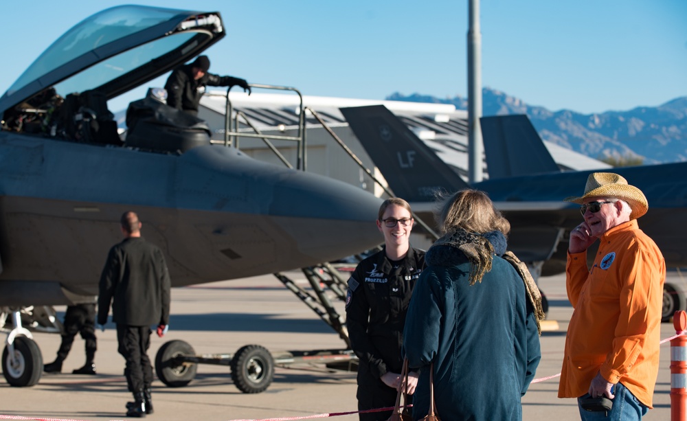 Langley Airmen showcase Raptor at Heritage Flight