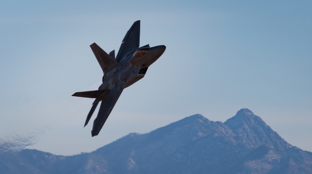 Langley Airmen showcase Raptor at Heritage Flight