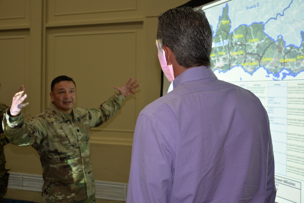 Lt. Col. Solorzano meets with mayors in Ponce, Puerto Rico