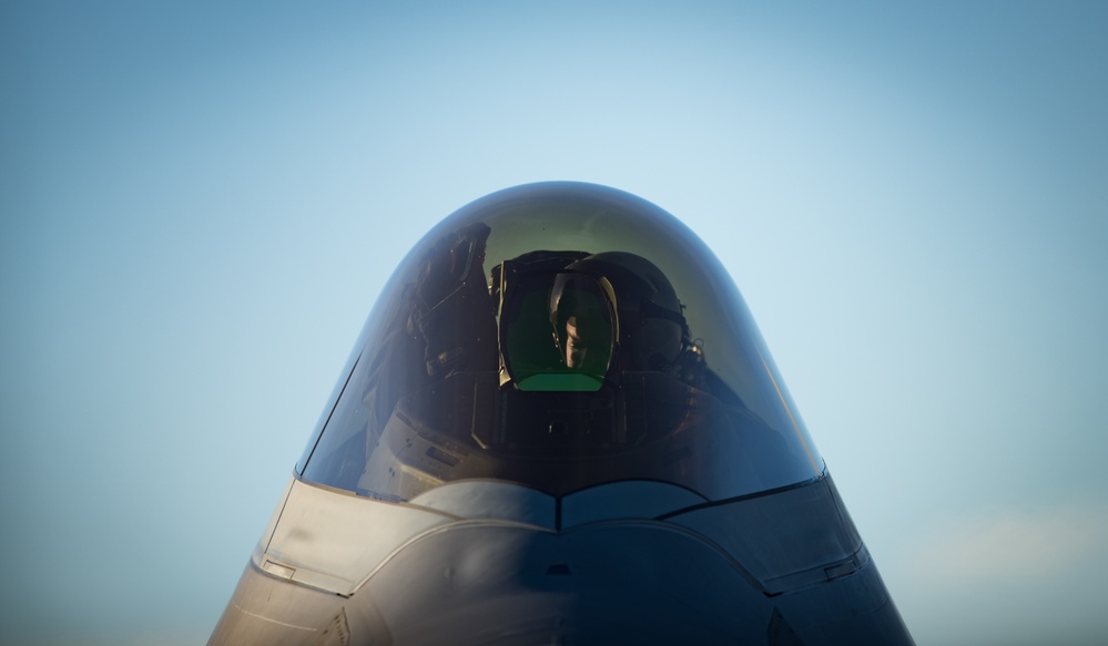 Langley Airmen showcase Raptor at Heritage Flight