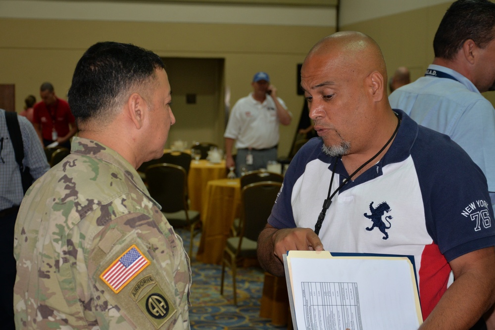 Lt. Col. Solorzano meets with mayors in Ponce, Puerto Rico