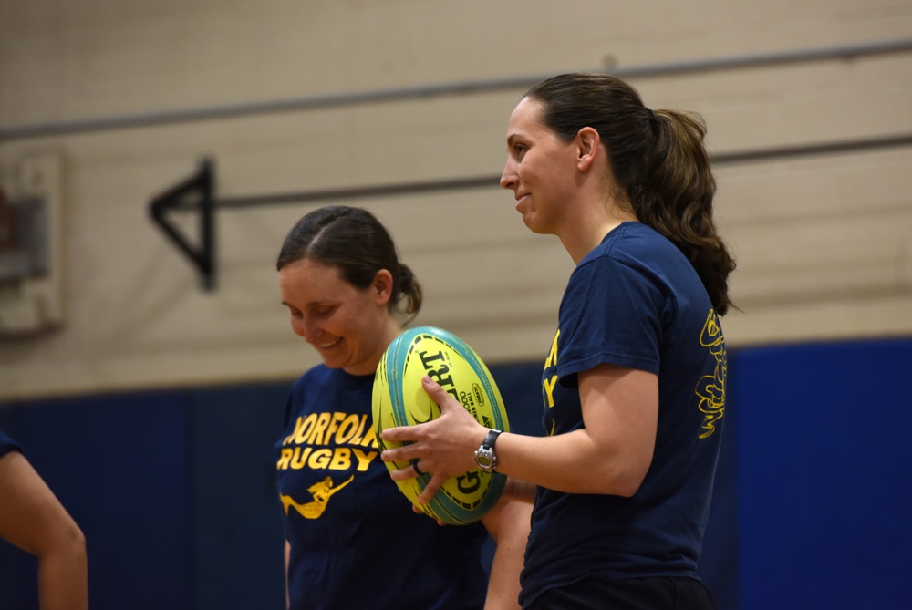 Coast Guardsman leads service’s first women’s rugby team at Las Vegas tournament