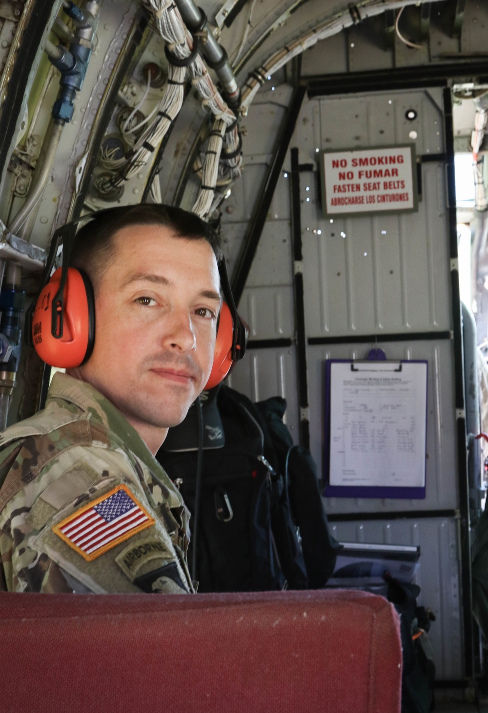 LTC Cunningham flies from Aguadilla Area Office to Team 10 site in the interior western mountains of Lares, PR.