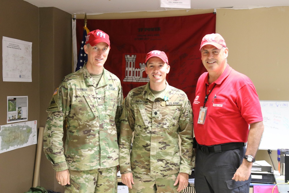 LTC John Cunningham at Task Force Power Restoration