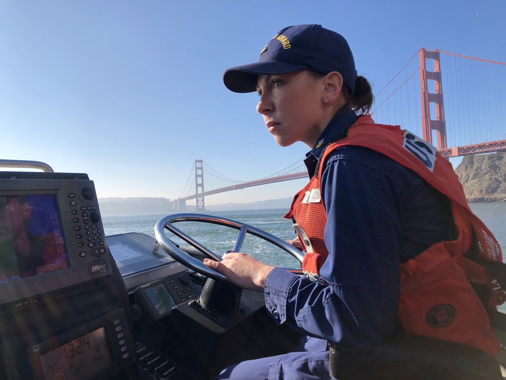San Francisco Coast Guard member to become 4th active female surfman