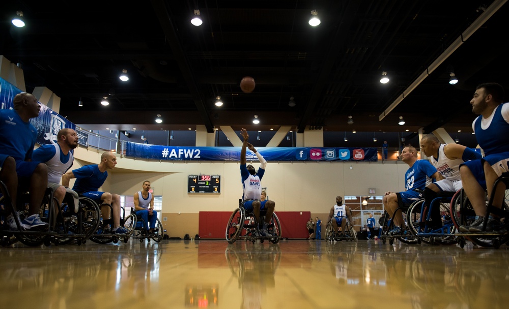 Air Force Wounded Warrior Trials: Wheelchair Basketball