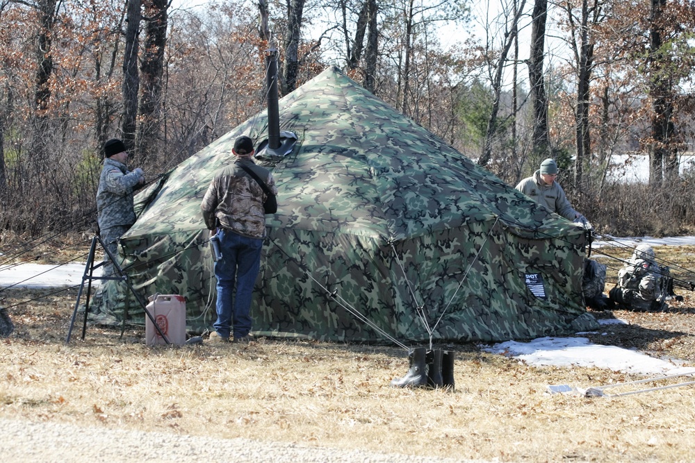 Cold-Weather Operations Course Class 18-05 operations at Fort McCoy