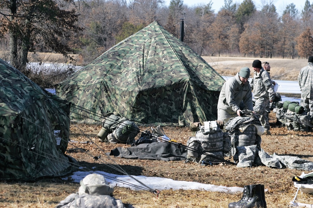 Cold-Weather Operations Course Class 18-05 operations at Fort McCoy