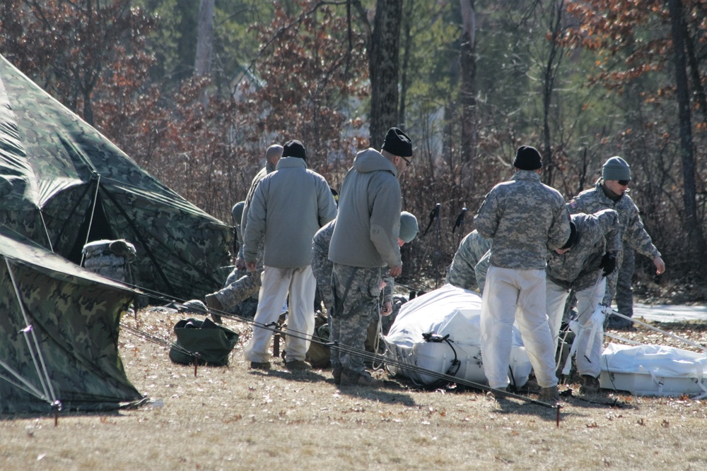 Cold-Weather Operations Course Class 18-05 operations at Fort McCoy