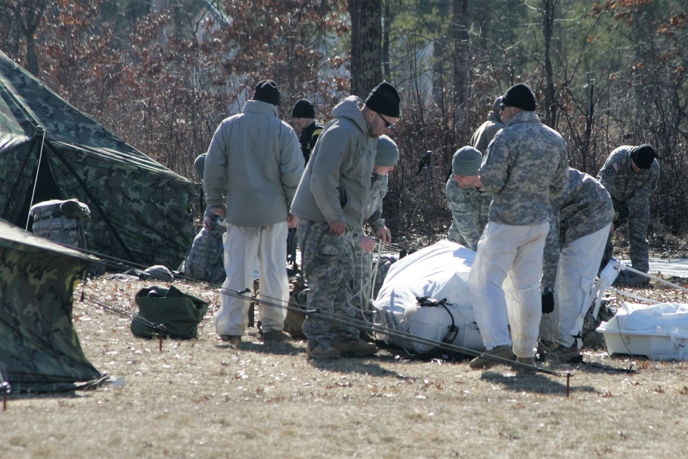 Cold-Weather Operations Course Class 18-05 operations at Fort McCoy