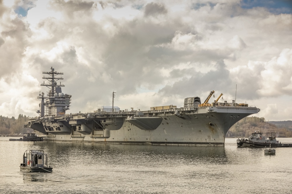 USS Nimitz (CVN 68) Docking