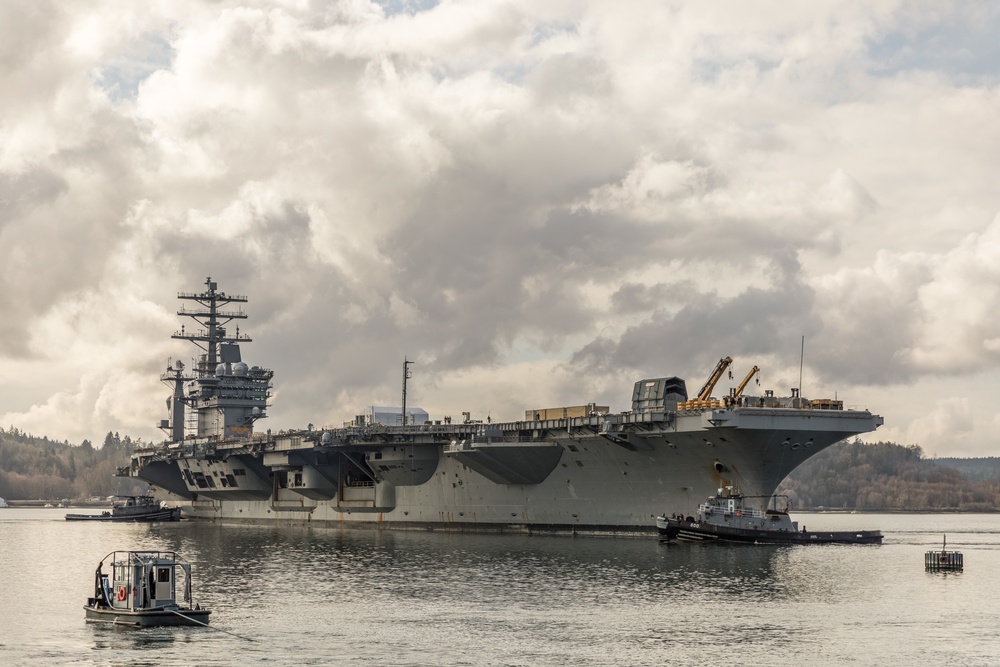 USS Nimitz (CVN 68) Docking