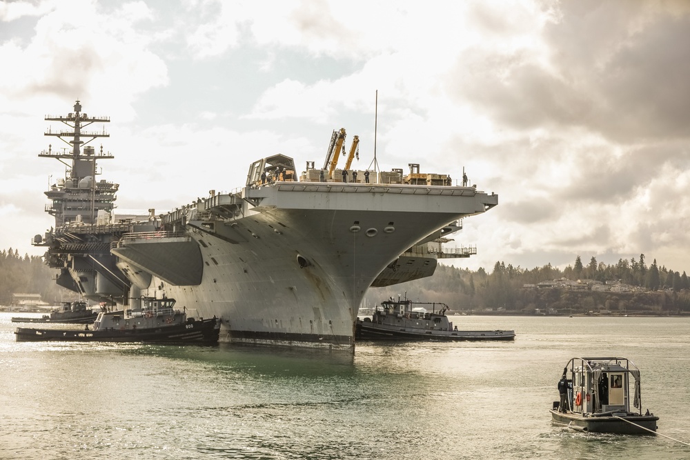 USS Nimitz (CVN 68) Docking