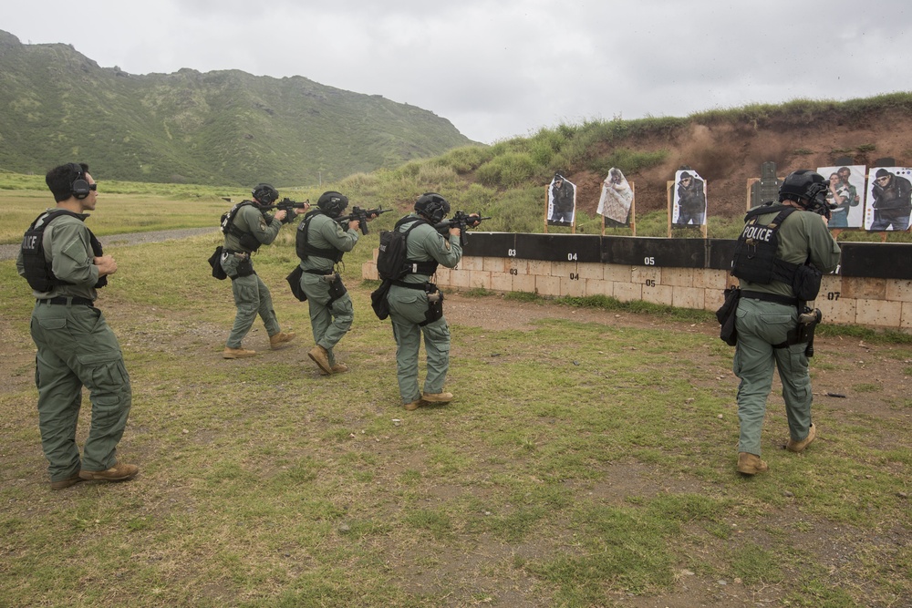 Quick Draw: SRT conducts weapons training at K-Bay Range